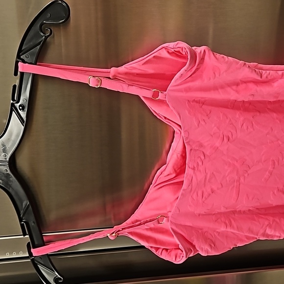 💕TRINA TURK💕 Sway Scoop Maillot Sway One Piece Swimsuit ~ Venus Pink 12 - Picture 11 of 14